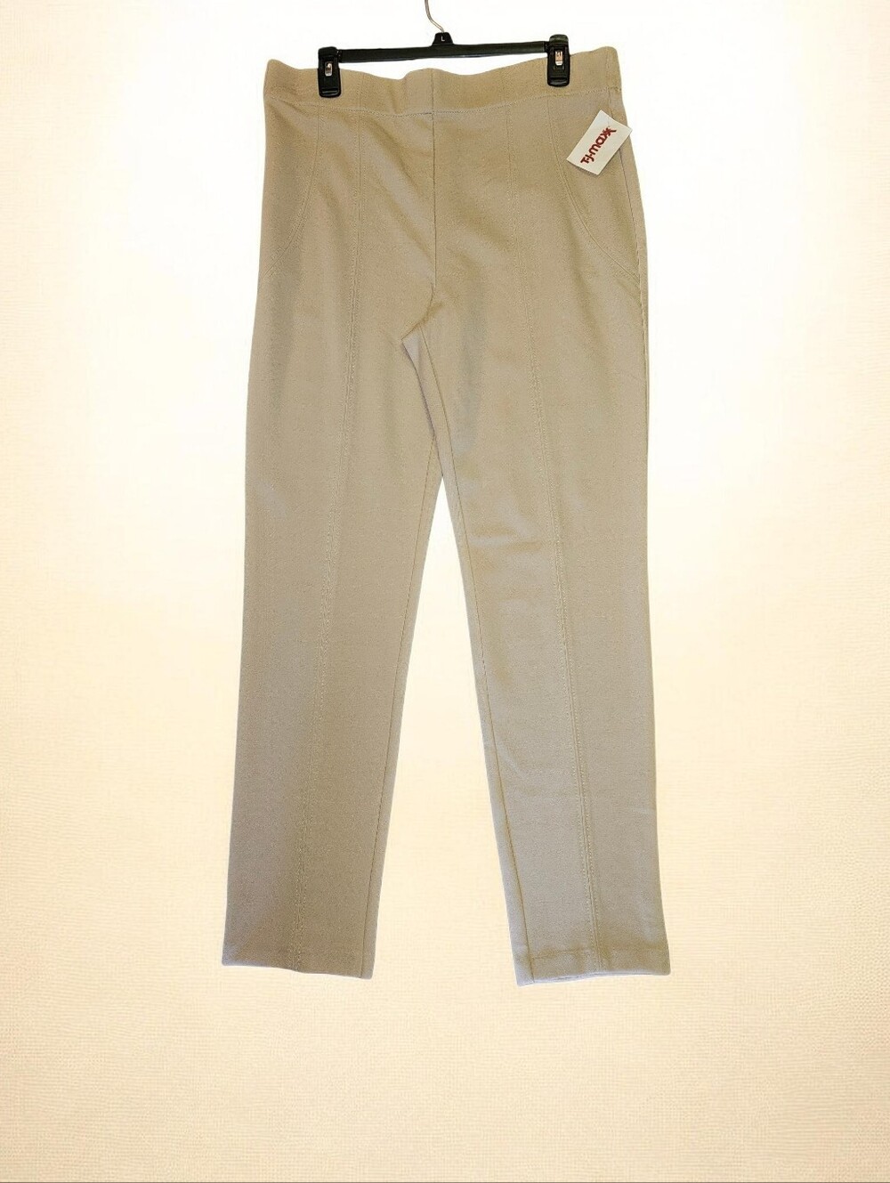 Slim Ponte Ankle Leggings - Light Mauve
